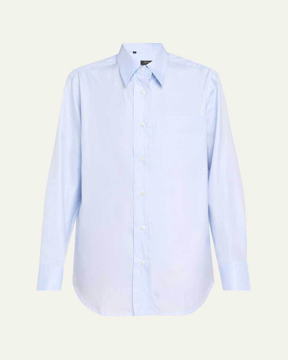 Button Down Cotton Twill Shirt